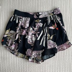 Band of Gypsies Floral Flowy Shorts
